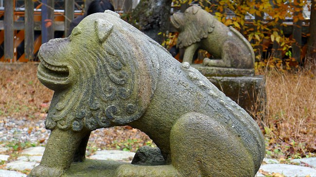 足尾通洞神社の狛犬