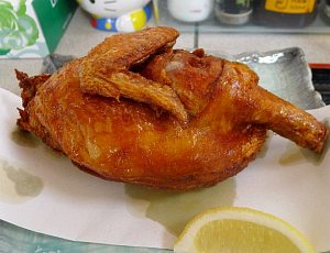 安国屋の鶏の半身揚げ